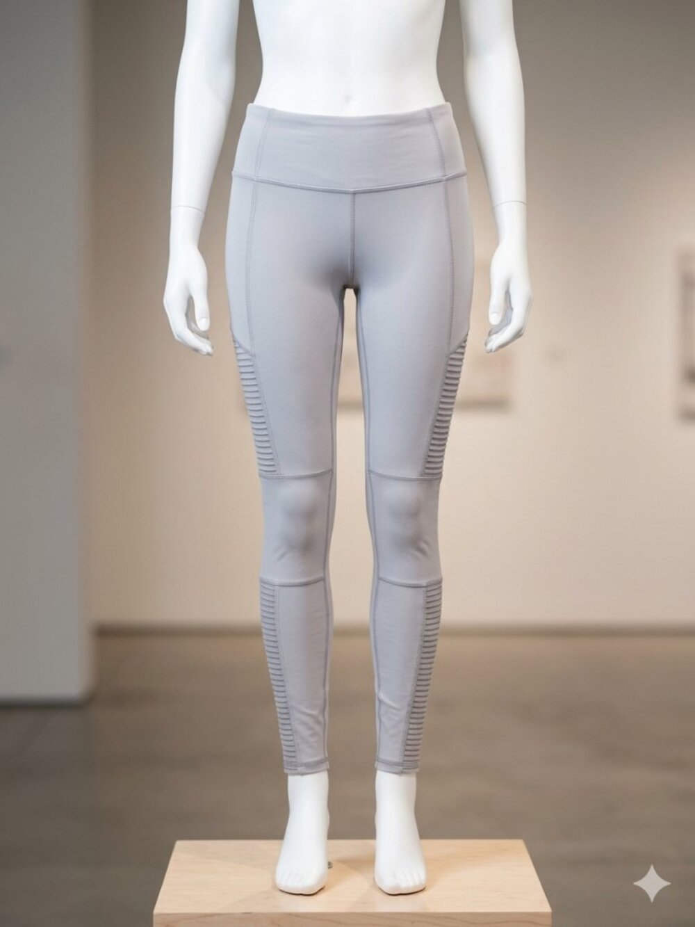 Fabletics Light Gray High-Waist Seamless Leggings